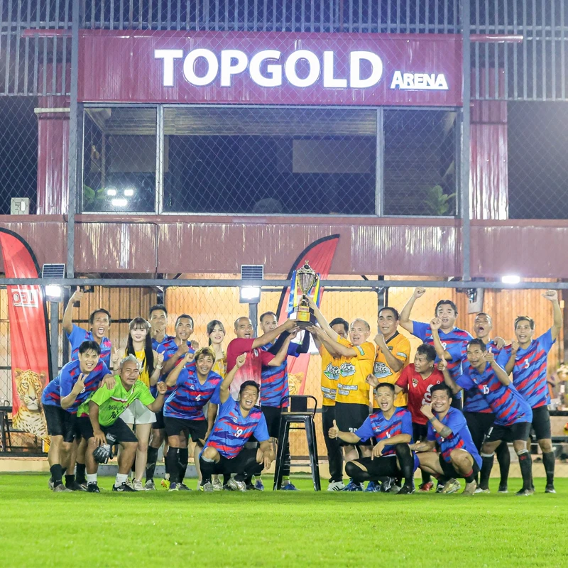 บรรยากาศการแข่งขันฟุตบอล 50,55 senior cup 2025 ครั้งที่ 1 มอบถ้วยแชมป์